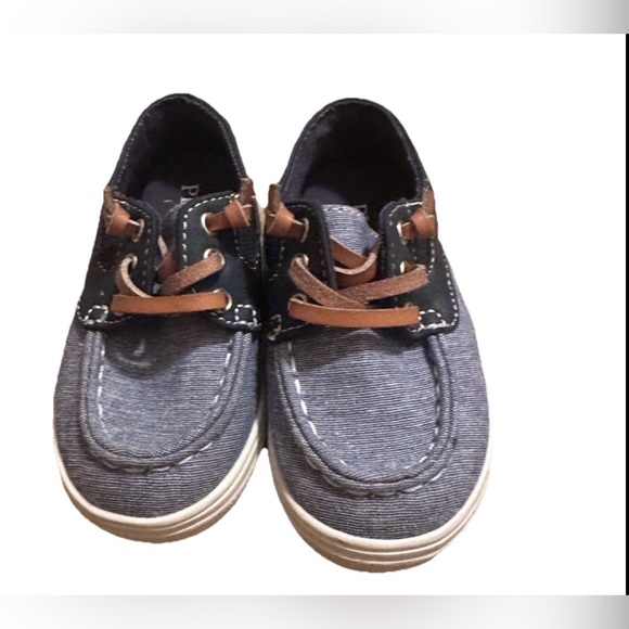 The Children's Place Other - Children’s Place  Kids Boat Shoes - Blue and Brown